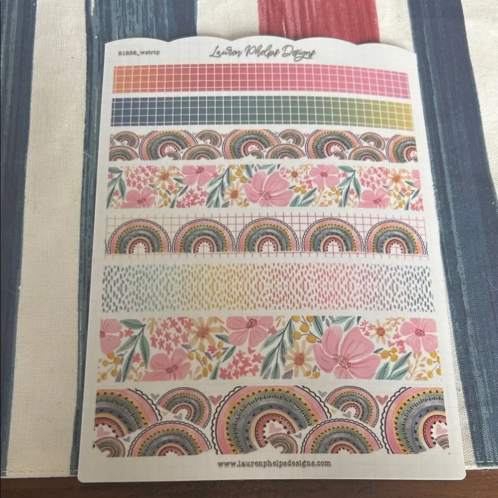 Lauren Phelps Designs Sticker Set 3 sheets different sizes stickers new
